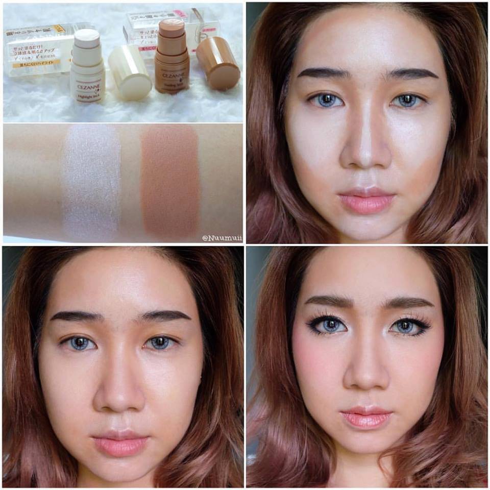 Phấn tạo khối Cezanne Highlight Stick và Shading Stick - 5g | BigBuy360 - bigbuy360.vn