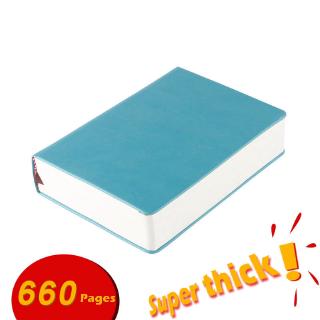 Sổ tay ghi chú 330 trang giấy trắng bìa da mềm