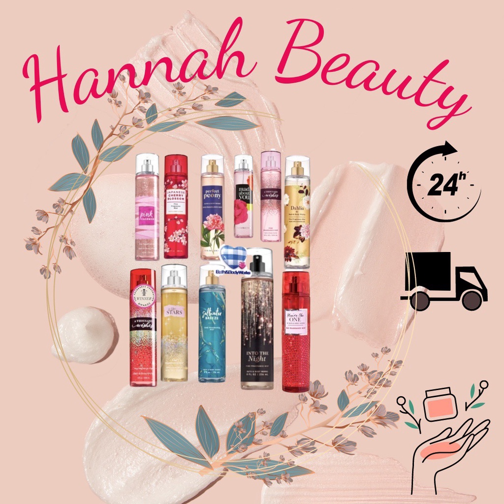 Xịt thơm toàn thân nước hoa Victoria Secret và Bath and Body Works 10ml Ver 5