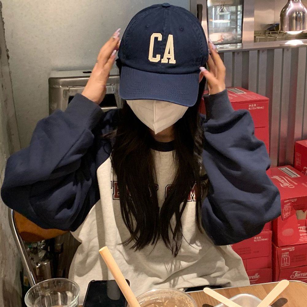 Mũ lưỡi trai thêu chữ AROMA phong cách cổ điển dành cho nam nữ