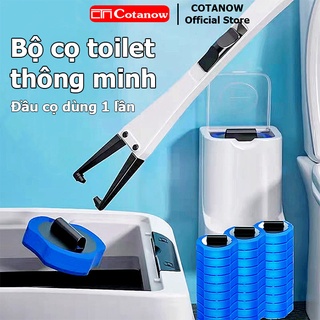 Cọ Chà Bồn Cầu Vệ Sinh Toilet Nhà Tắm diệt vi khuẩn COTANOW - Đầu cọ dùng một lần