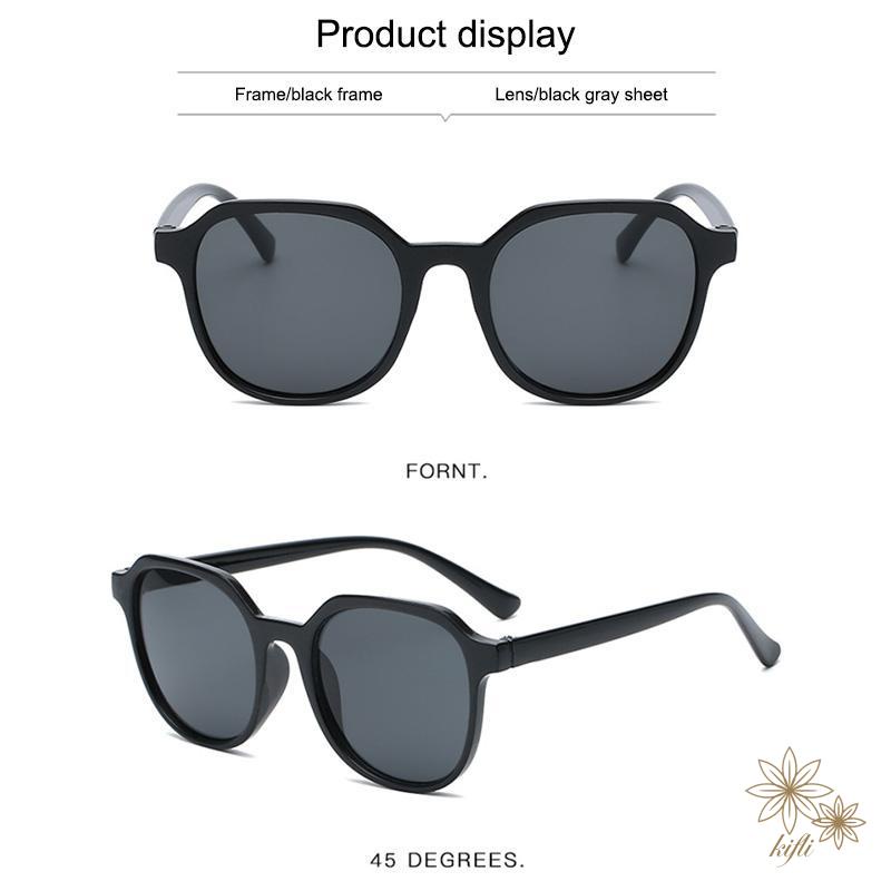 【kifli】Kính Mát Gọng Tròn Chống Tia UV Phong Cách Cổ Điển Thời Trang Mùa Hè Dành Cho Nữ