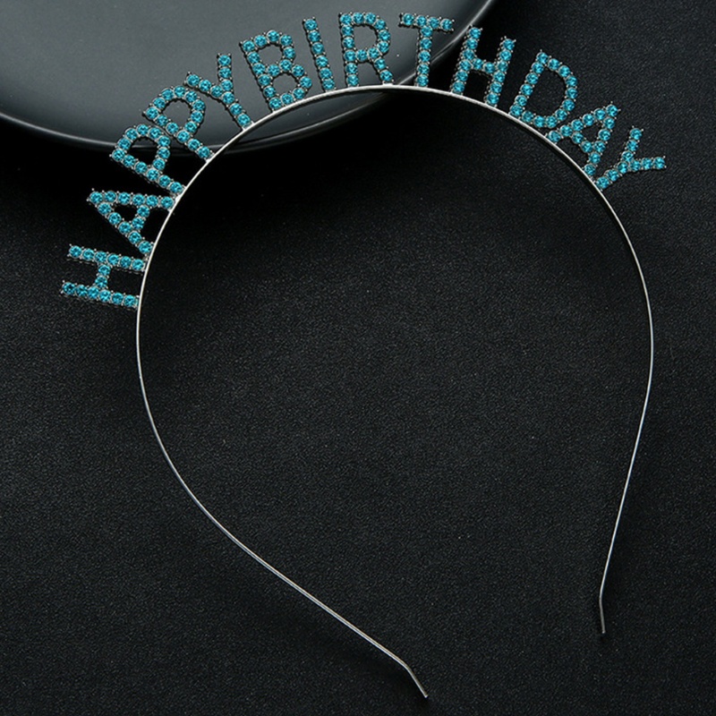 Băng Đô Chữ Happy Birthday Đính Đá Pha Lê