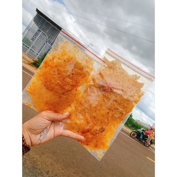 Bánh tráng khô gà-bò