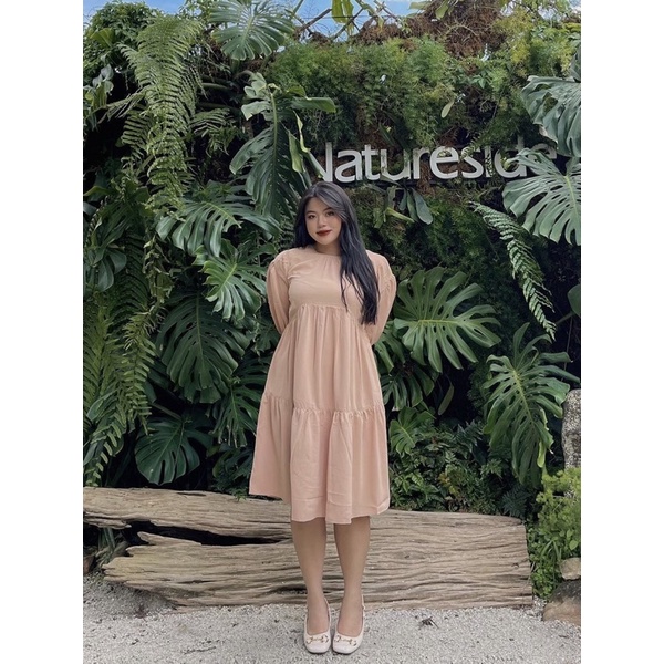 Đầm lụa babydoll màu pastel DOKESI  - Anabelle Dress