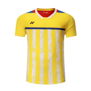 Áo cầu lông nam Yonex 1121 ( vàng - đỏ )