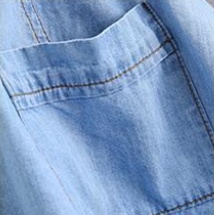 Chân Váy Denim Cotton Trơn Chống Chói Phong Cách Mới Cho Bé Gái Tiểu Học