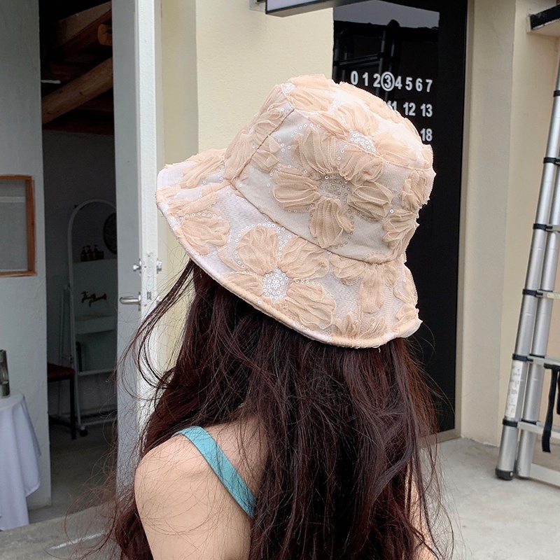 Nón Bucket Ren Thời Trang Xuân Thu Mẫu Mới 2021 Dễ Phối Đồ Phong Cách ins Dành Cho Nữ