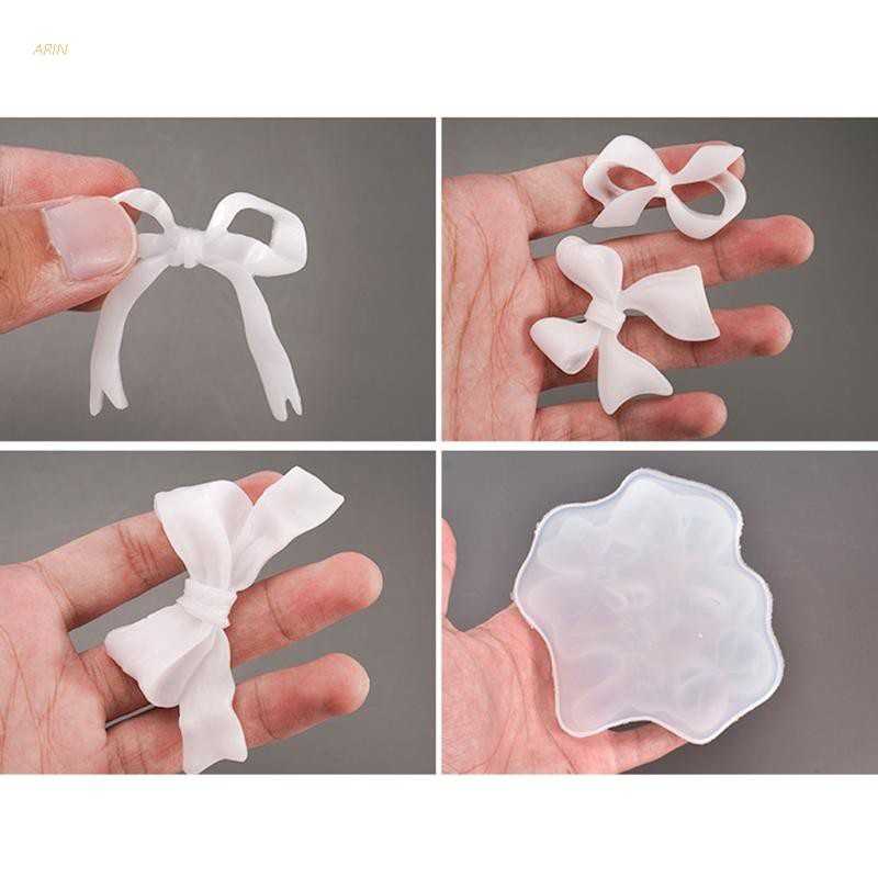 Khuôn Silicone Làm Mặt Dây Chuyền Hình Nơ Xinh Xắn