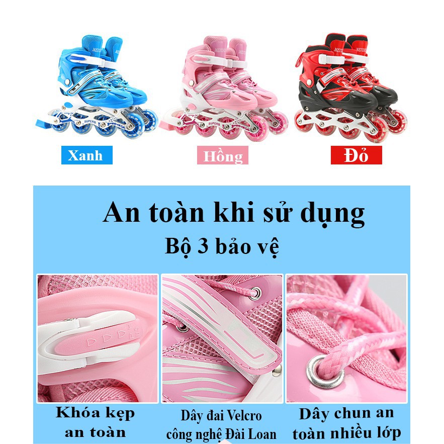 [HOT] Giày Trượt Patin Sport Trẻ Em - Batin Người Lớn QF Thế Hệ Mới - Lavie