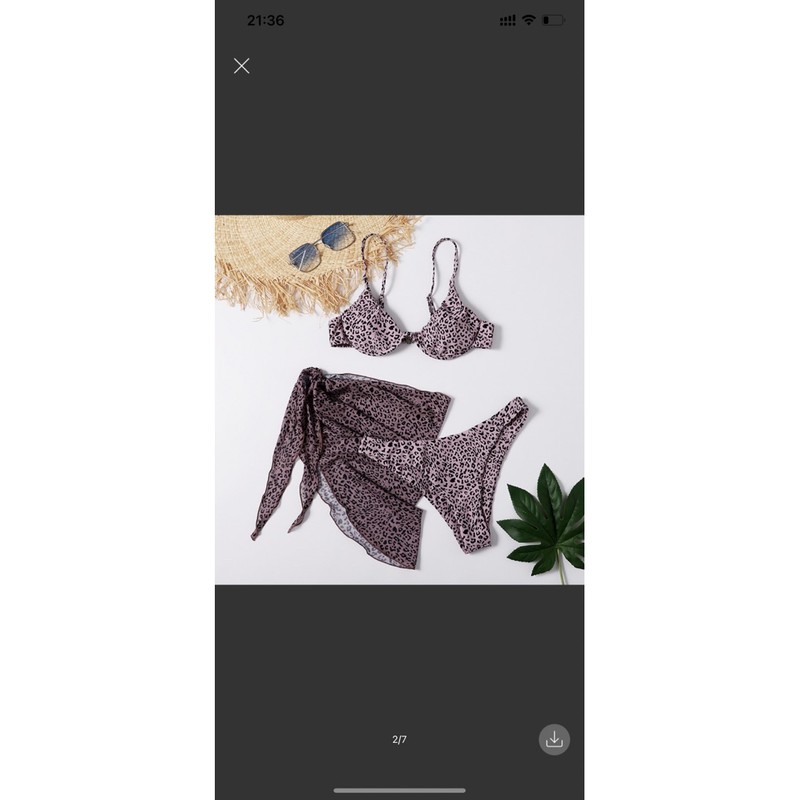 set 3 mảnh kèm khăn choàng da báo sexy uzzlang hàn quốc ảnh chụp thậy | BigBuy360 - bigbuy360.vn