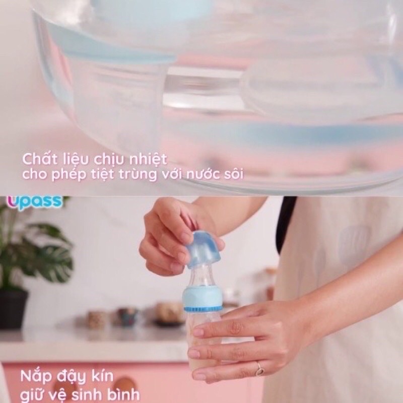 Bình Bóp Thức Ăn Dặm Chống Hóc Cho Bé UPASS UP0301N