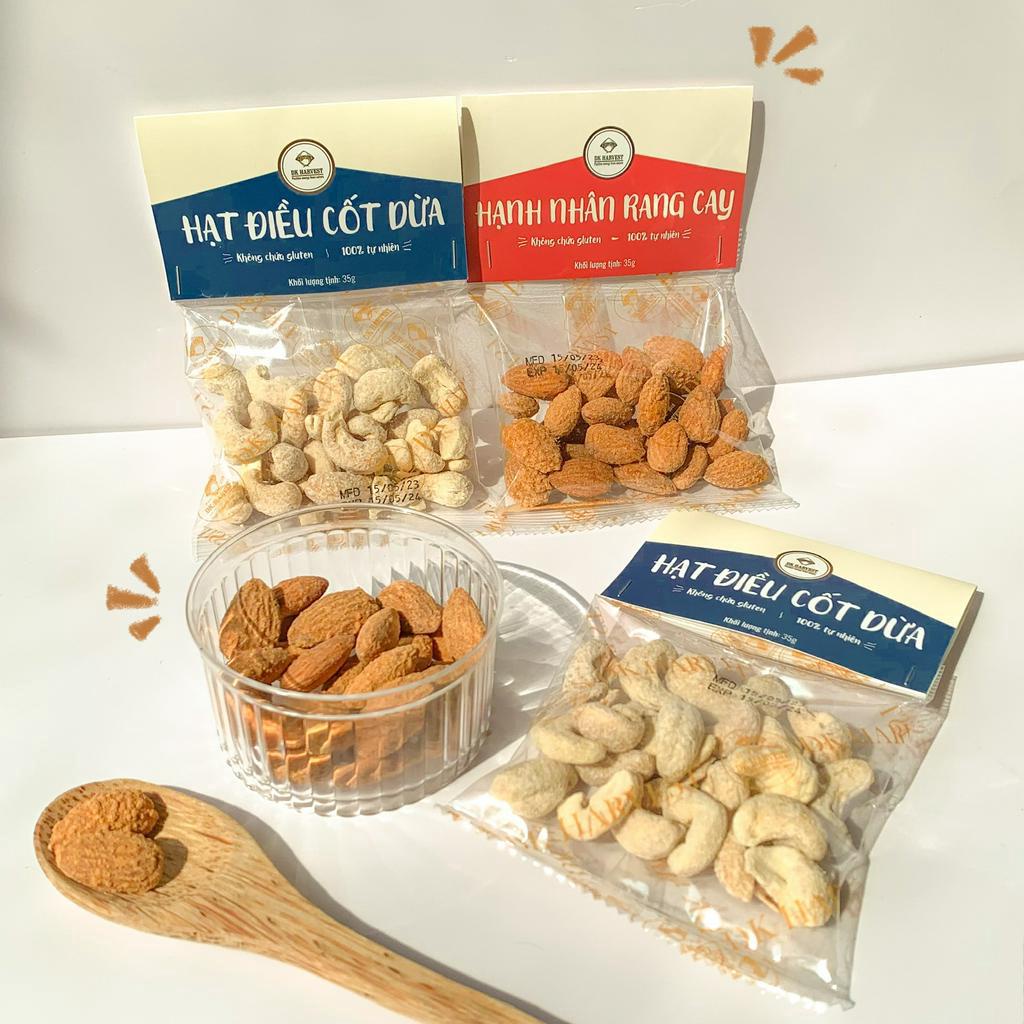 Snack hạt hạnh nhân rang cay DK Harvest - Sản phẩm tiện lợi và dinh dưỡng tốt cho ăn vặt