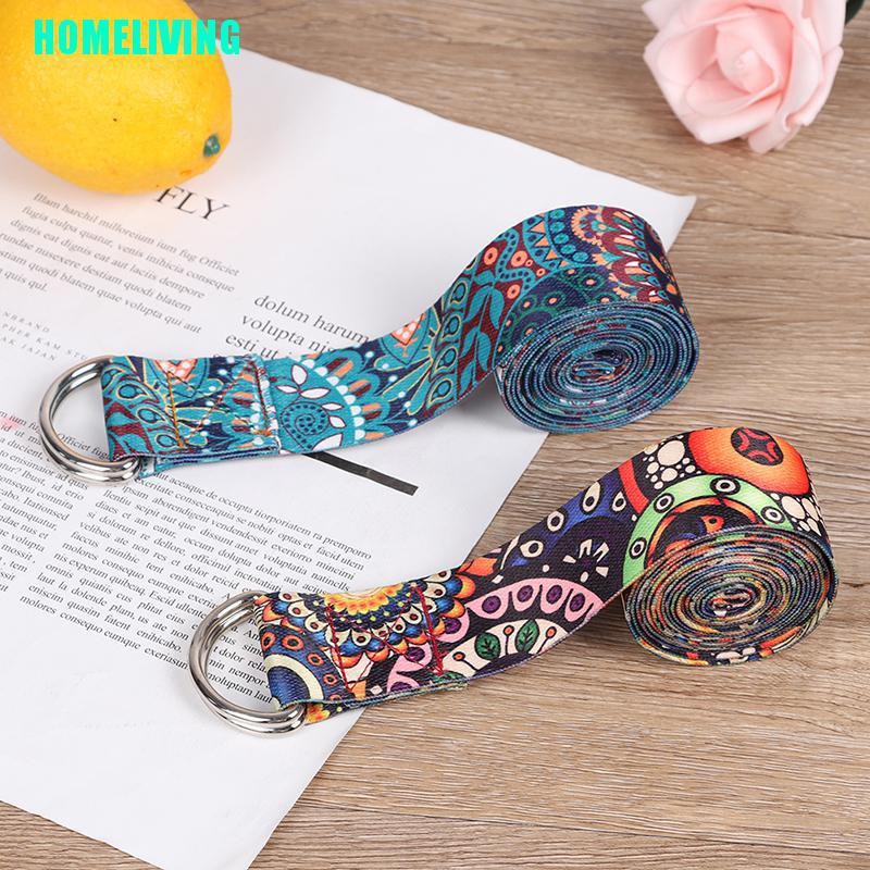 Dây Đai Tập Yoga In Họa Tiết Nhiều Màu Tùy Chỉnh Tiện Dụng Cho Gia Đình