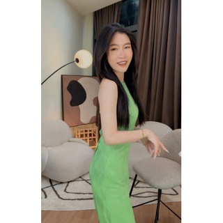 Đầm gân xanh body