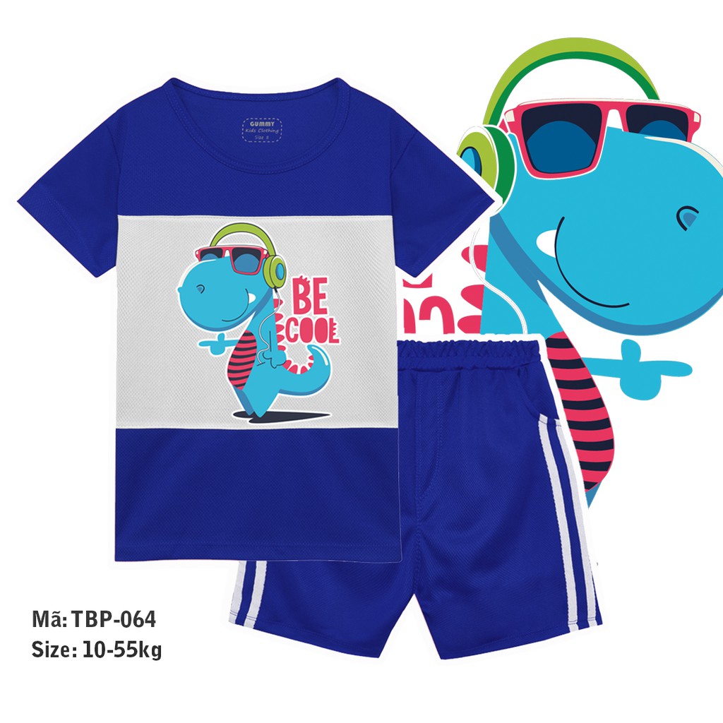 TBP-Bộ thun bé trai GUMMY 10-55kg k