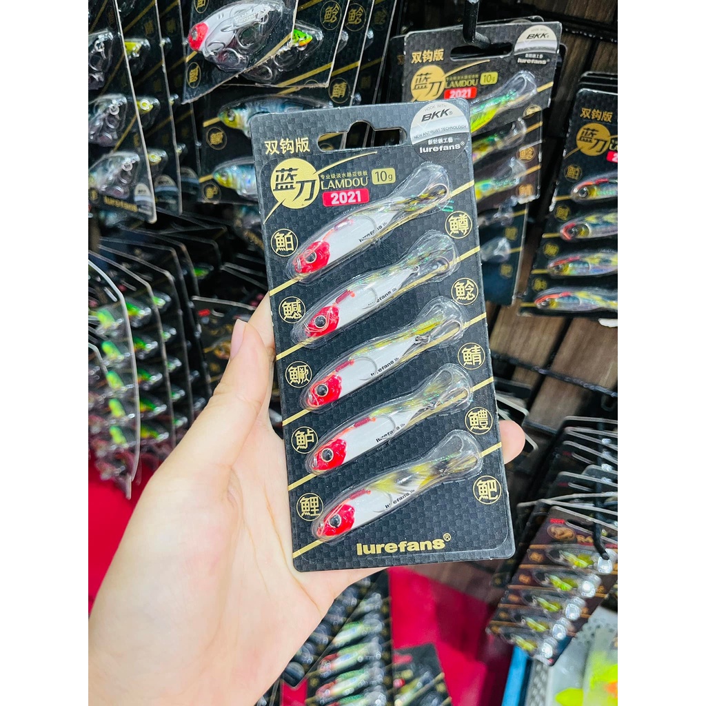 Mồi giả , mồi câu lure , câu biển JIG LAMDOU siêu nhạy cá lóc, cá chẽm
