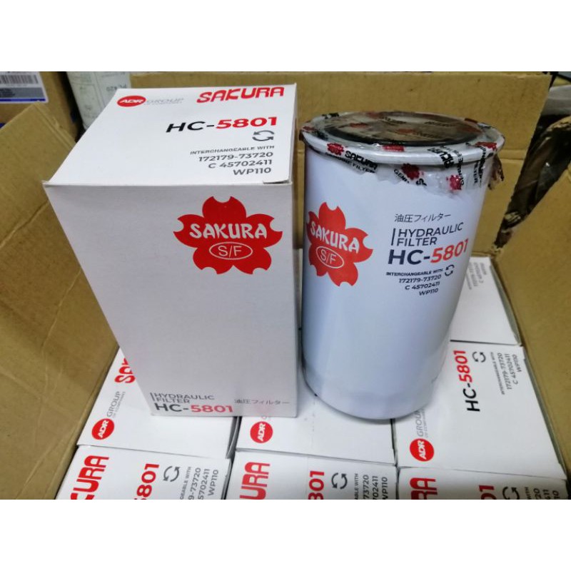 Lọc dầu thủy lực CATERPILLAR mã  HC-5801 093-7521 P551348 HF35018 SFH2411 WP110 BT305 937520 FH-7009 3IN8-01360 ST30732