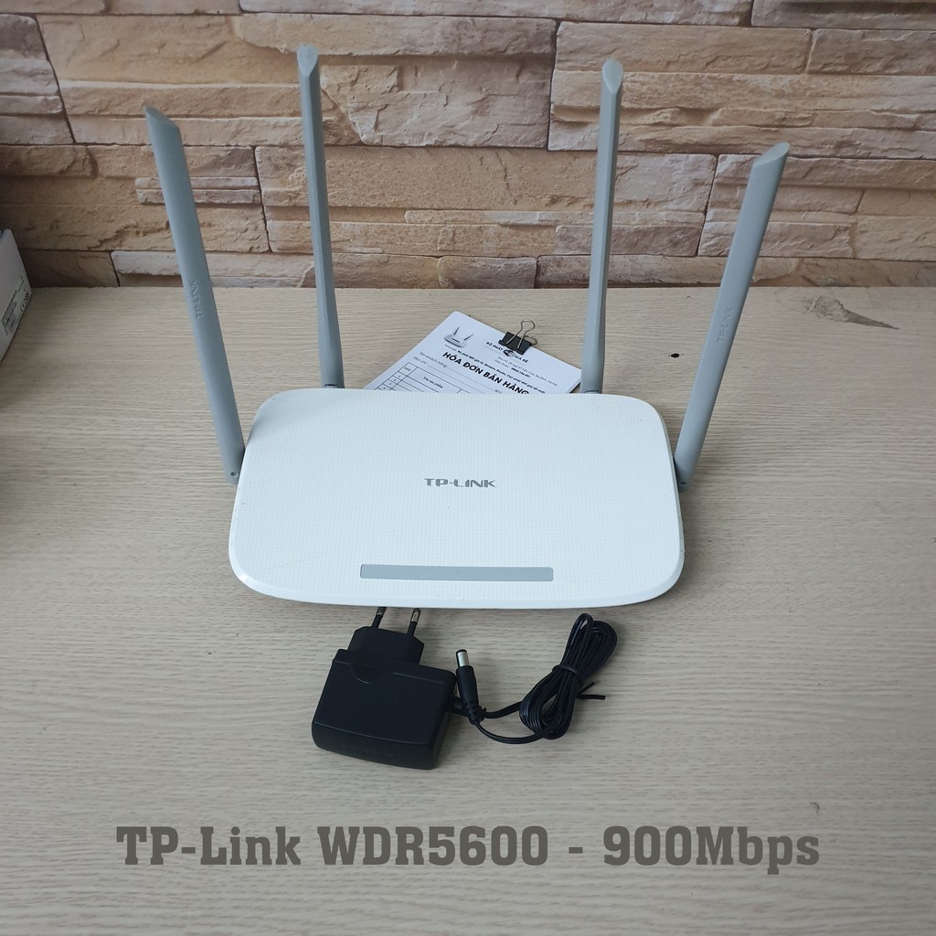 Bộ phát Wifi TPLink 4 râu XUYÊN TƯỜNG , 2 băng tần 900Mbps tải cực khỏe