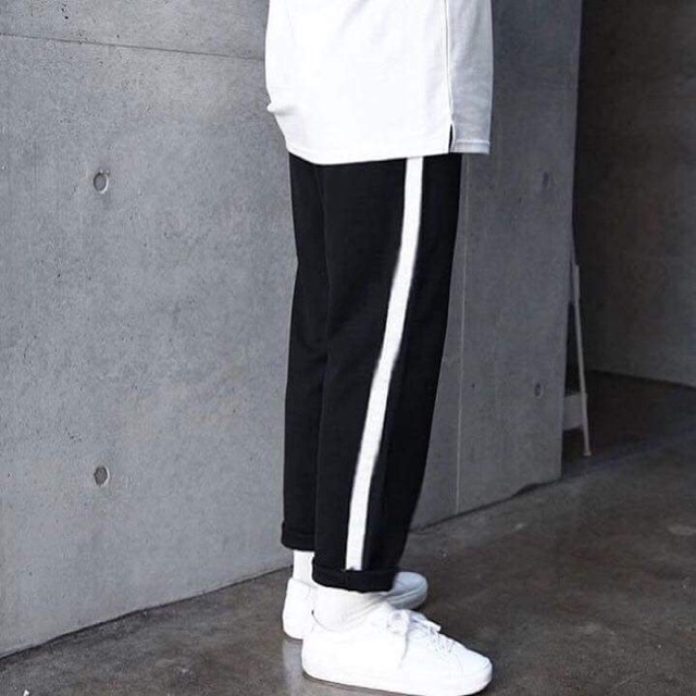 Quần Jogger Nam Phối 1 Sọc Ca TÍnh