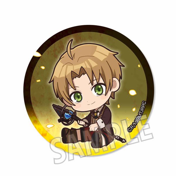 Huy hiệu cài áo IN HÌNH Mushoku Tensei Thất nghiệp chuyển sinh ver ngồi ôm đồ anime chibi dễ thương tiện lợi