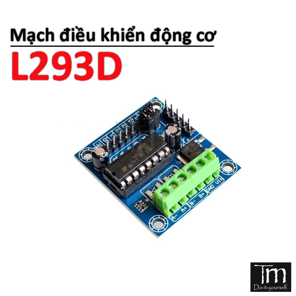 Modul Điều Khiển Động Cơ L293D 9-24V 600mA