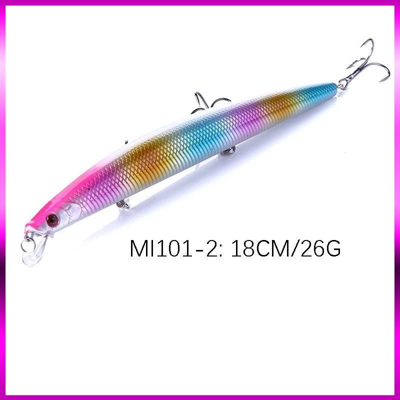 ⭐  Mồi Câu lure, cá chẽm , có mú, cá ngão , cá biển dài 18cm nặng 26gr