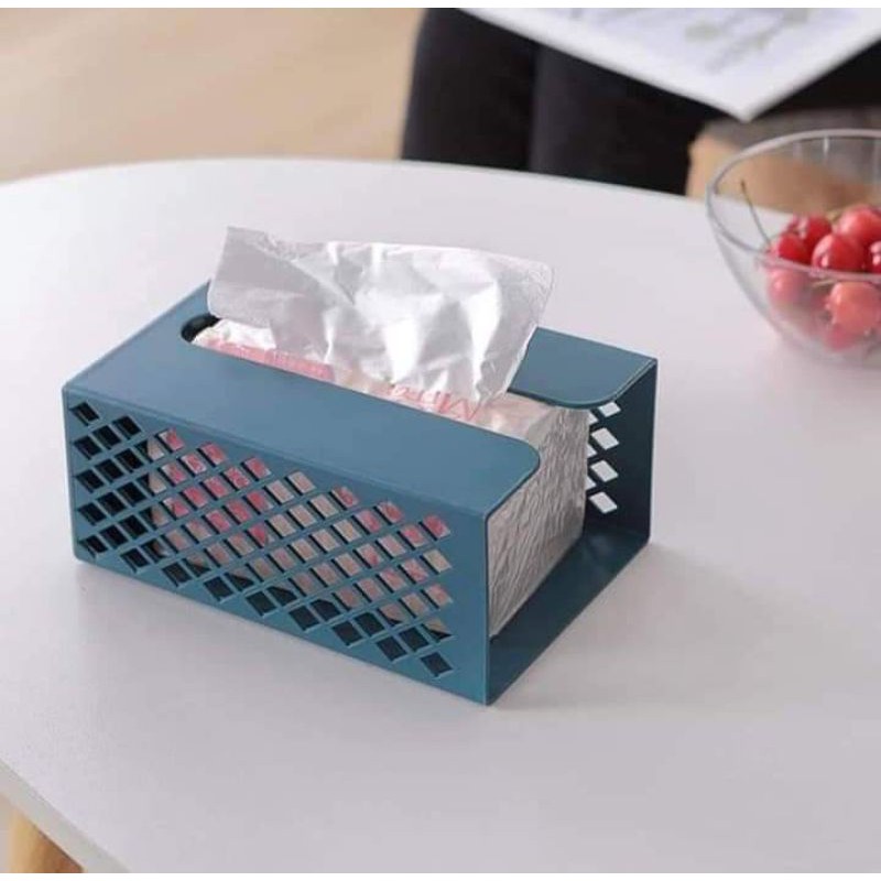 Hộp đựng khăn giấy dán tường tiện dụng 19x12x8cm ,có khe rút,,,