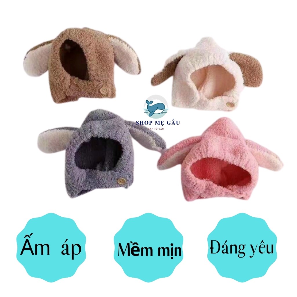 Mũ lông cừu FREESHIP Mũ cho bé