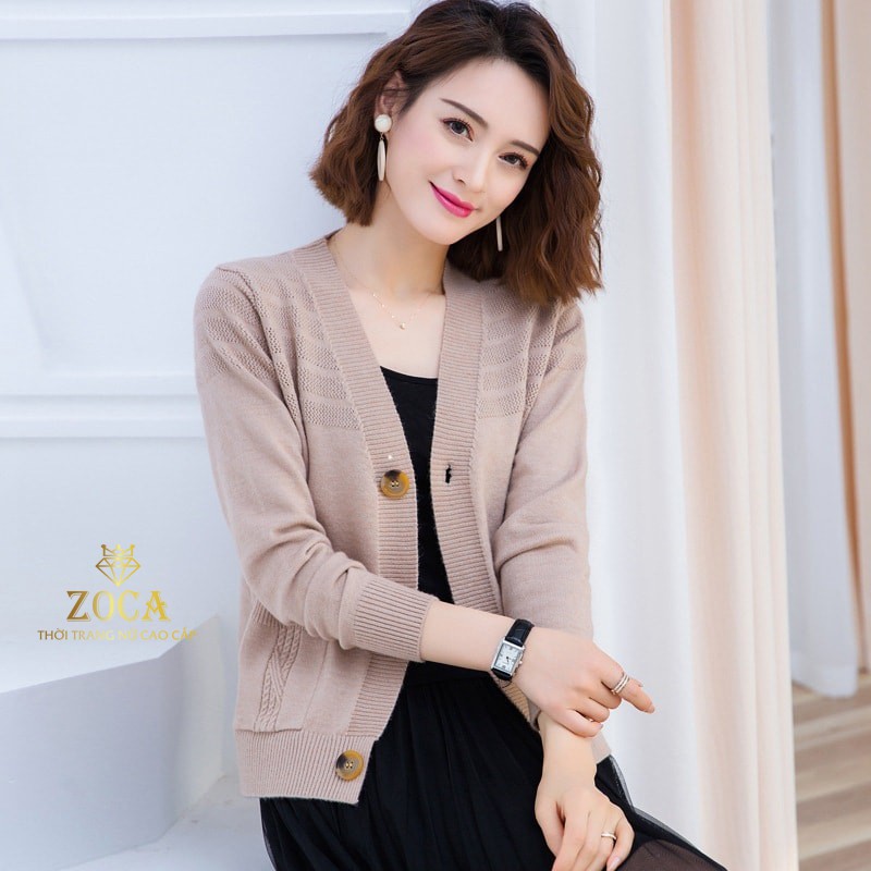 Áo khoác len cardigan nữ thu đông HÀNG CAO CẤP chất mềm mịn_CDG03 | BigBuy360 - bigbuy360.vn