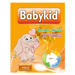 Thực phẩm giúp bé ăn ngon ngủ tốt babykid vinaplus hộp 20 ống