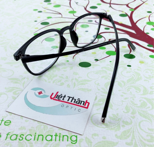 [ giá sỉ ] Gọng kính giả cận vuông bầu đen GN06