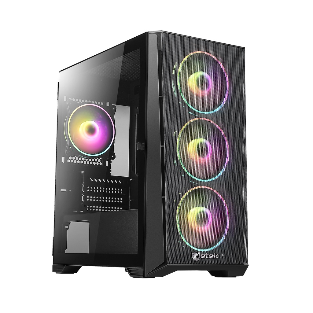 Vỏ case JETEK X2 (TẶNG KÈM 3 FAN RGB)