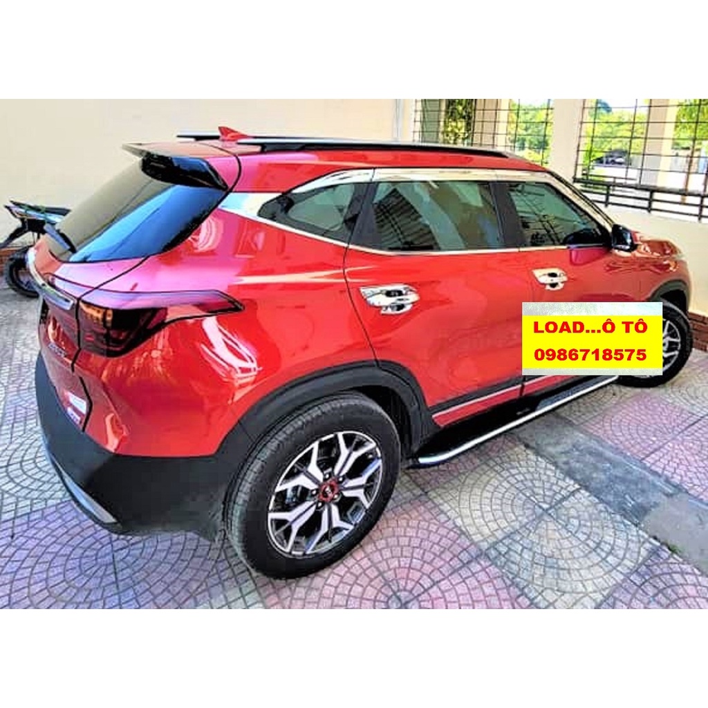 Nẹp Chân Kính, Cong Kính Xe KIA Seltos 2023-2020 Mẫu Inox Cao Cấp Nhất Thị Trường