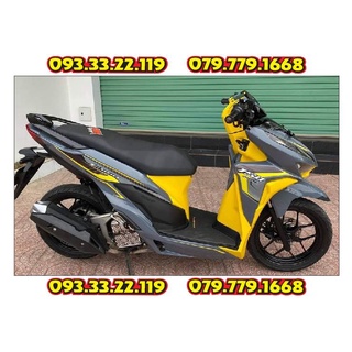 Tem Rời Vario 150 Vàng Đen Dán Xe Xám