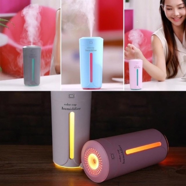 Máy phun sương mini - Led dạ đổi màu - giao màu ngẫu nhiên