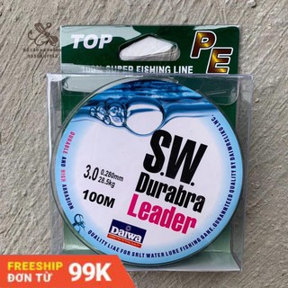 Dây Dù câu cá Siêu Bền Daiwa SW Durabra leader 100m