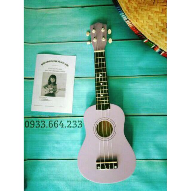 Đàn Ukulele Tím Phấn 21inch