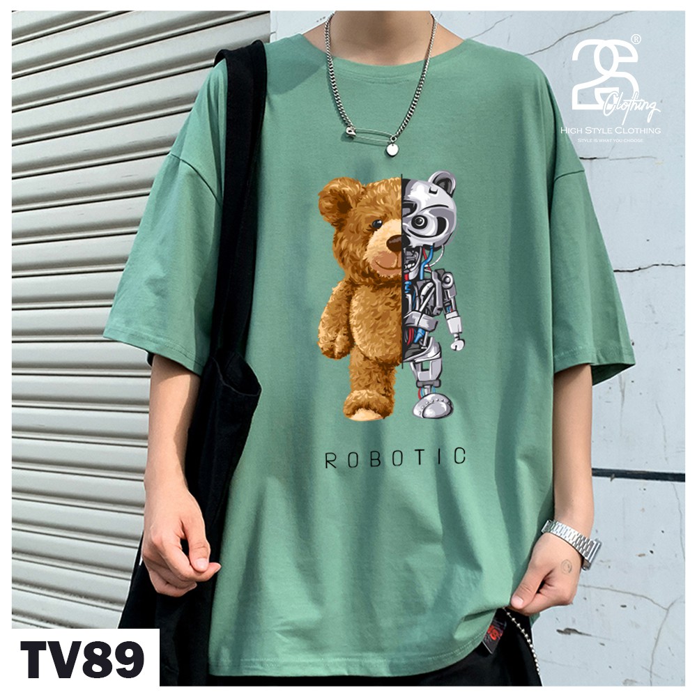 Áo Phông Nam Đẹp Tay Lỡ 2S Clothing Áo Thun Nam Tay Ngắn Ulzzang Cá Tính Style Streetwear In Hình Giấu TV89 | BigBuy360 - bigbuy360.vn