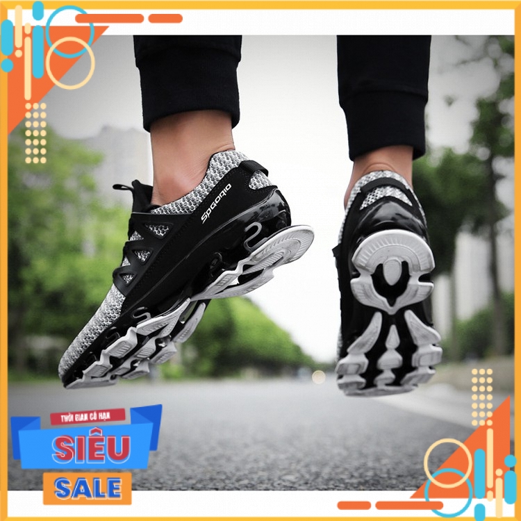 Combo Giày thể thao nam GN315 + Tất cotton - giày sneaker nam cao cấp thoáng khí đế sóng phong cách độc đáo năng động