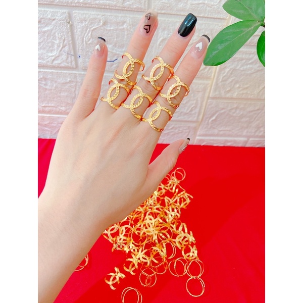 Nhẫn chữ X lớn