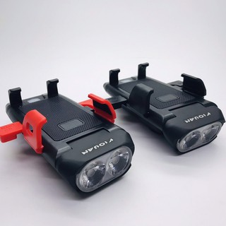 ĐÈN PHA ĐA NĂNG 4 IN 1 ( đen+coi+giá để điện thoại+sạc dự phòng điện thoại)