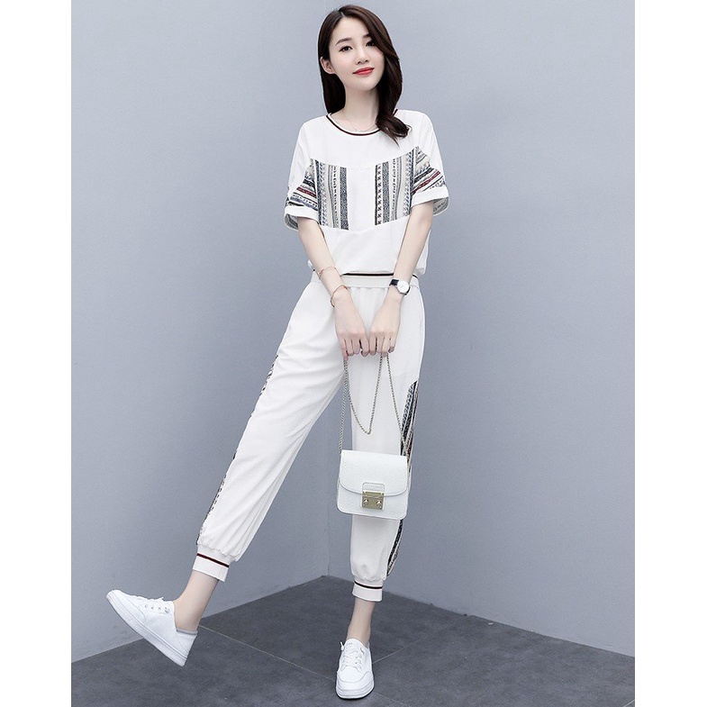 CAO CẤP [Rẻ vô địch] Bộ Đồ Thể Thao Mùa Hè Gồm Áo Và Quần Chất Đũi Mộc 100% ( Mã H2 )