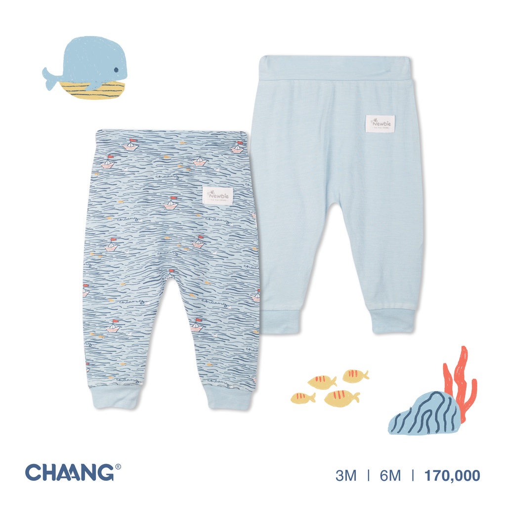 [CHAANG] Set quần Sea xanh biển