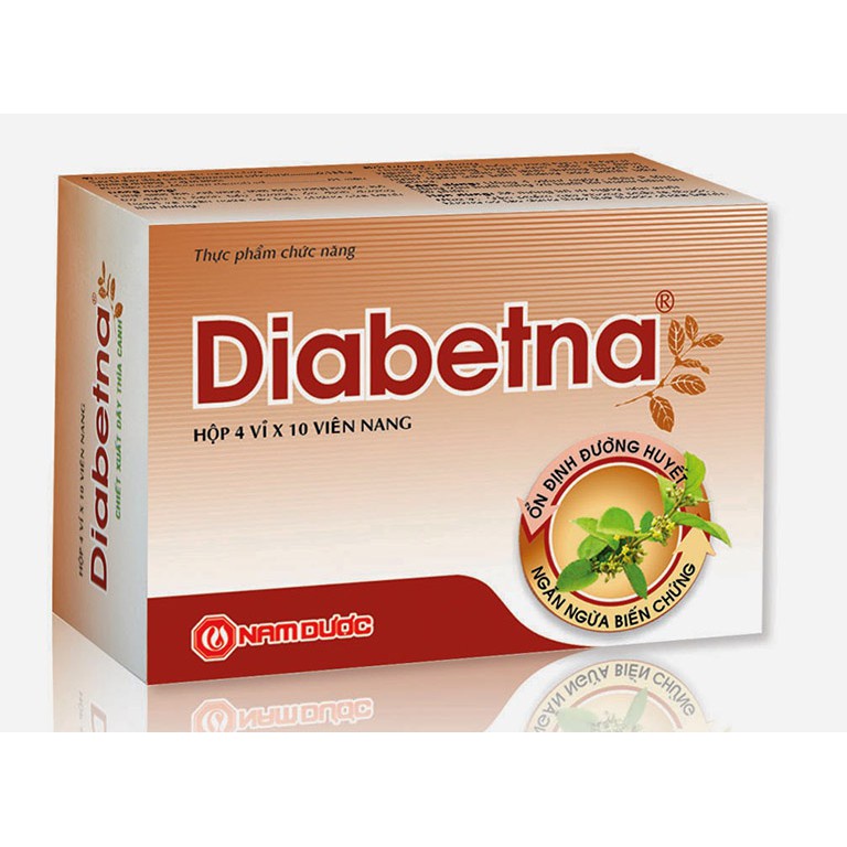 [GIÁ GỐC] Diabetna viên hạ đường huyết mỡ máu hộp 4 vỉ x 10 viên