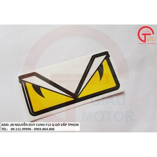 NEW - TEM LỚN HÌNH CON MẮT TRANG TRÍ, DÁN MỌI VỊ TRÍ XE MÁY