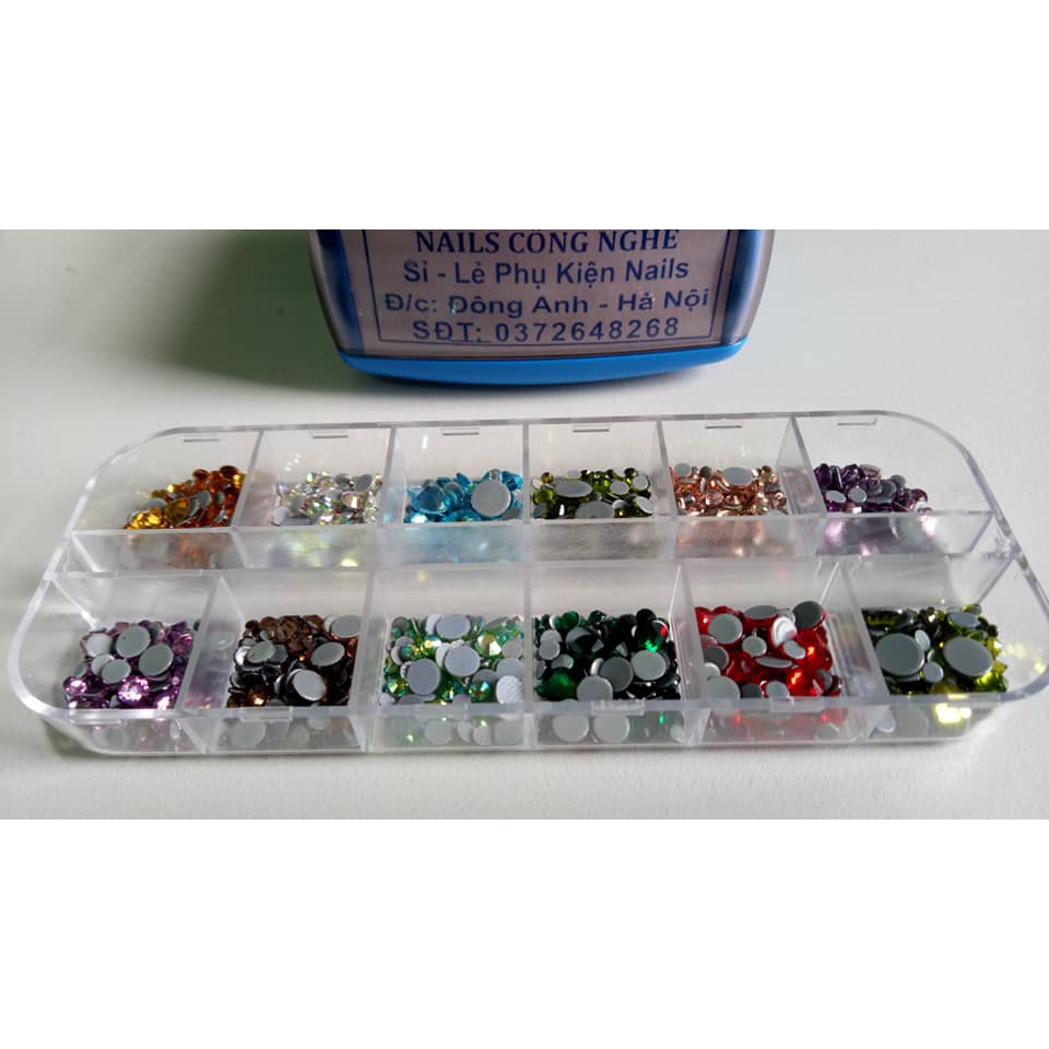 set đá 12 ô nhiều màu-đá mix màu ( miễn ship )