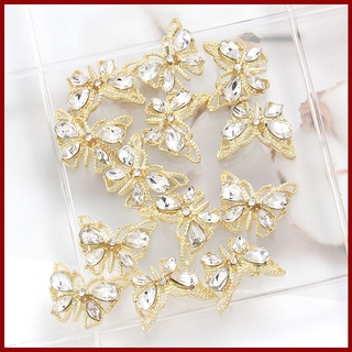 Charm bướm đá, Charm nail trang trí móng cao cấp