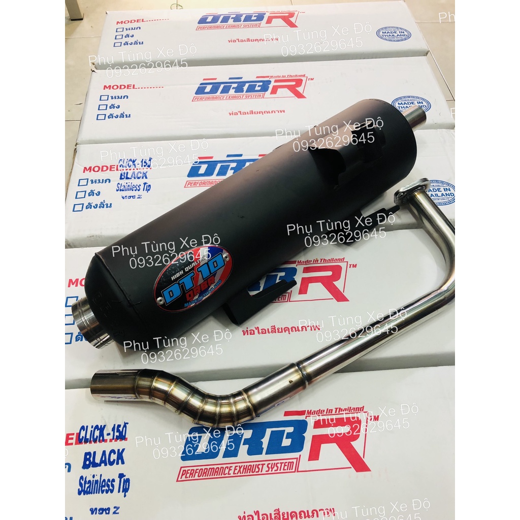 Pô ORBR Thái full cổ sâu gắn như zin cho Vario/Click 2018 - 2020 - Hàng Real