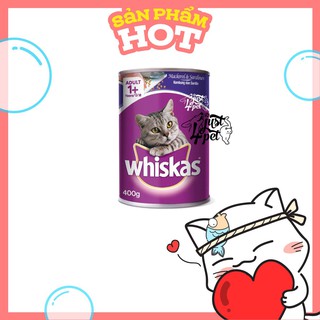 WHISKAS  / PATE LON CÁ THU DÀNH CHO MÈO  400G